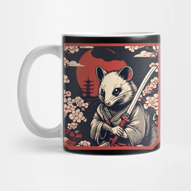 Katana Possum Samurai by Ilustradamus